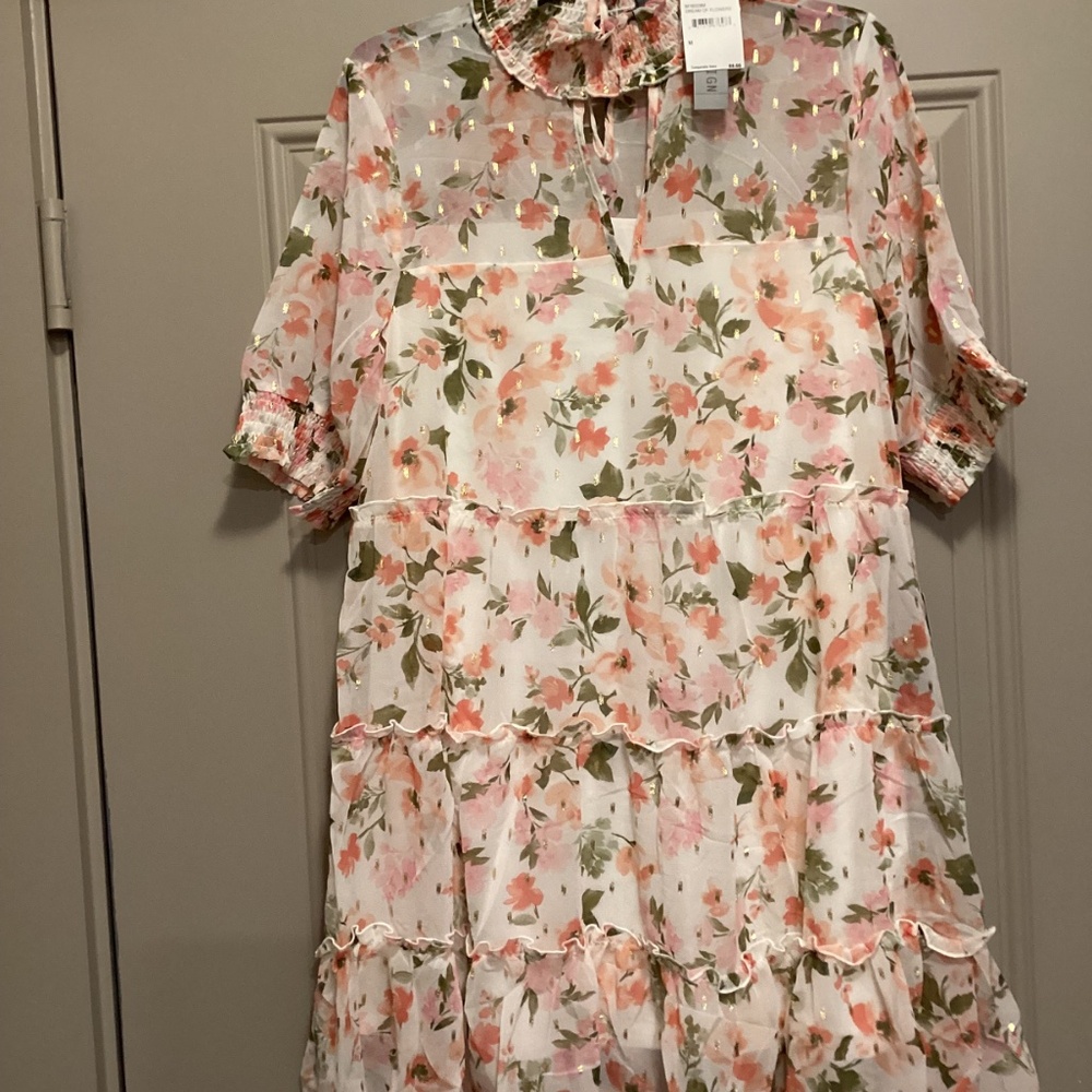 Love By Design Marion Smock Neck Babydoll Dress - Picture 14 of 16